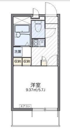 レオパレスけやきIIの物件間取画像